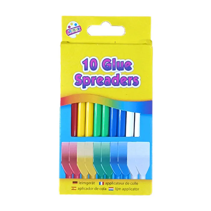 Glue Spreaders Ref 1072 Plastic, Assorted Colors , 10pc Tallon