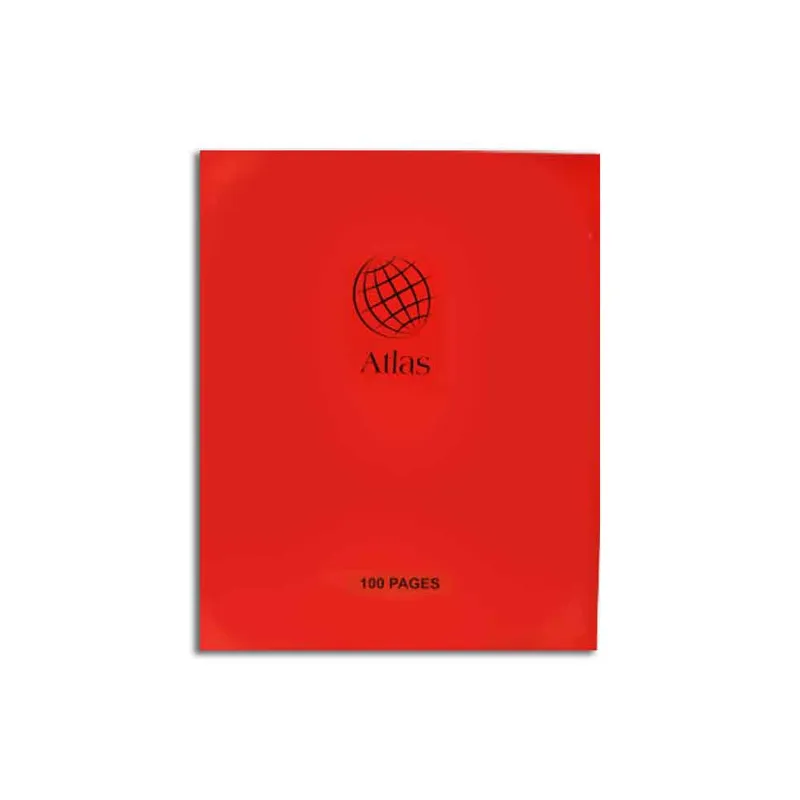 Exercise Book Ref RXL100 red cover , 100 pages Atlas