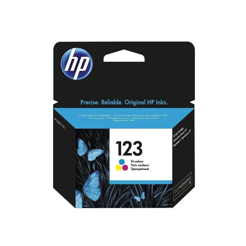 Inkjet Cartridge HP 123 Ref (F6V16AE) Tri-colour Hewlett Packard