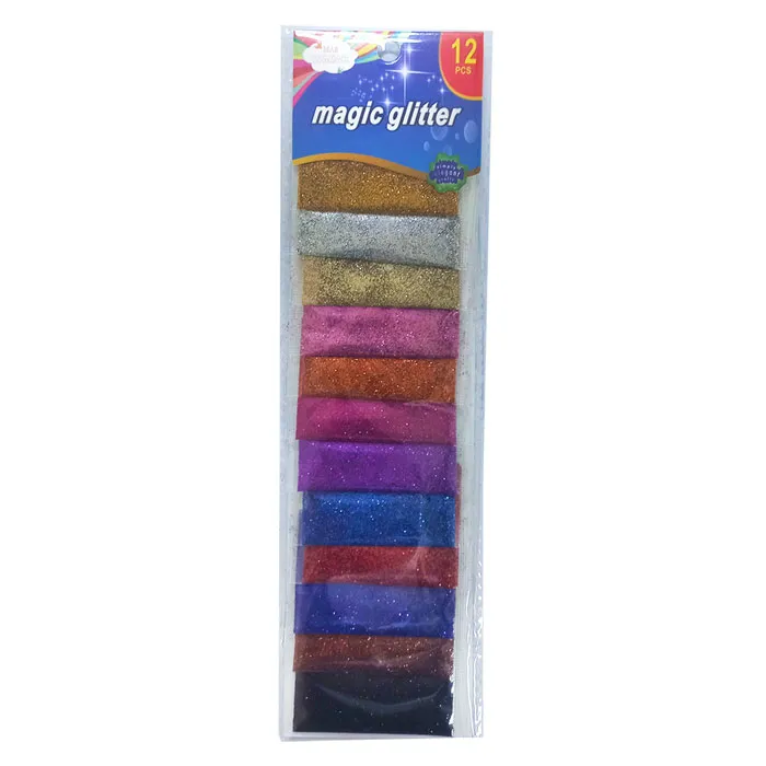 Magic Glitter Ref LC80-1A3P Assorted Colours [Pk 12] FW
