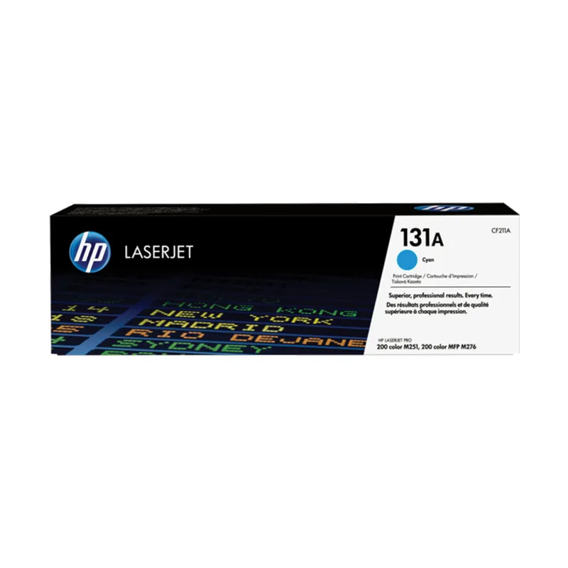 Laserjet Toner CF211A Cyan HP 131A Hewlett Packard