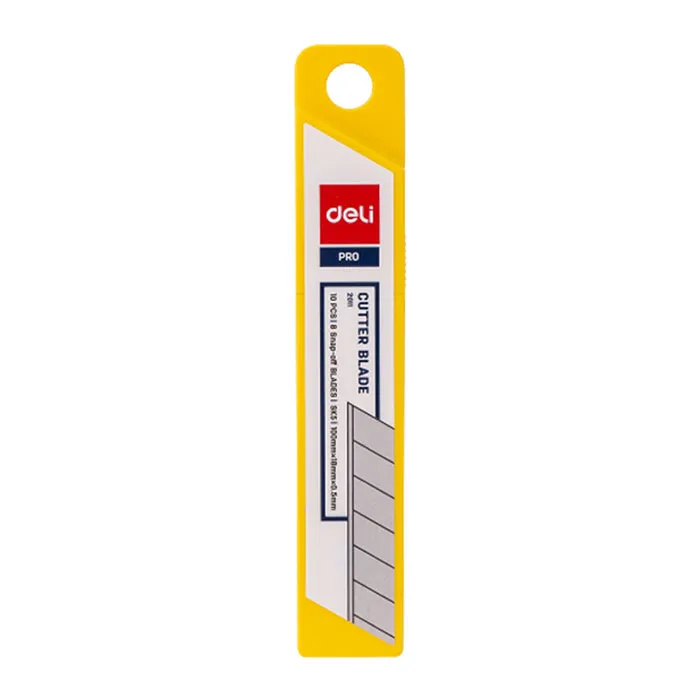 Cutter Blades Ref 2011 18mm [Pk 10] Deli