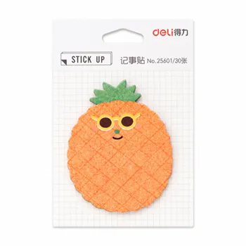 Sticky Notes Fruits 25601 30 sheets/pad: Avail:4 shapes Deli