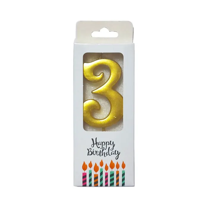 Candles Digital N°3, Painted Gold WTC