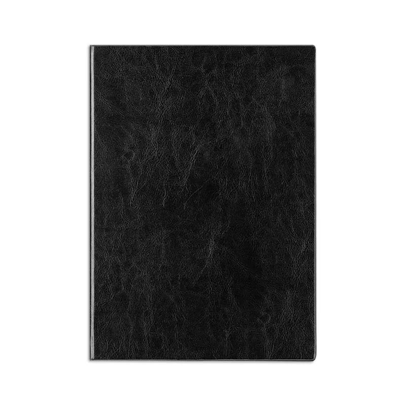 Leather Notebook Ref 3185 16k, B5, 160 Sheets, Black Deli