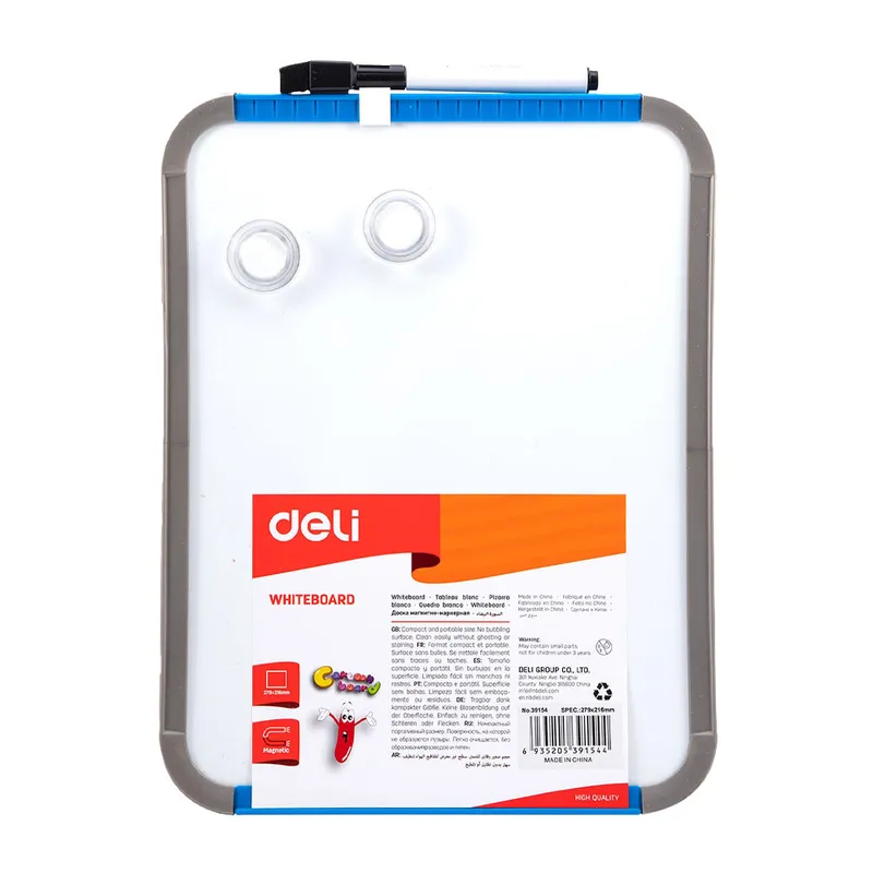 Mini Whiteboard Ref 39154 W216mm*H280mm Deli
