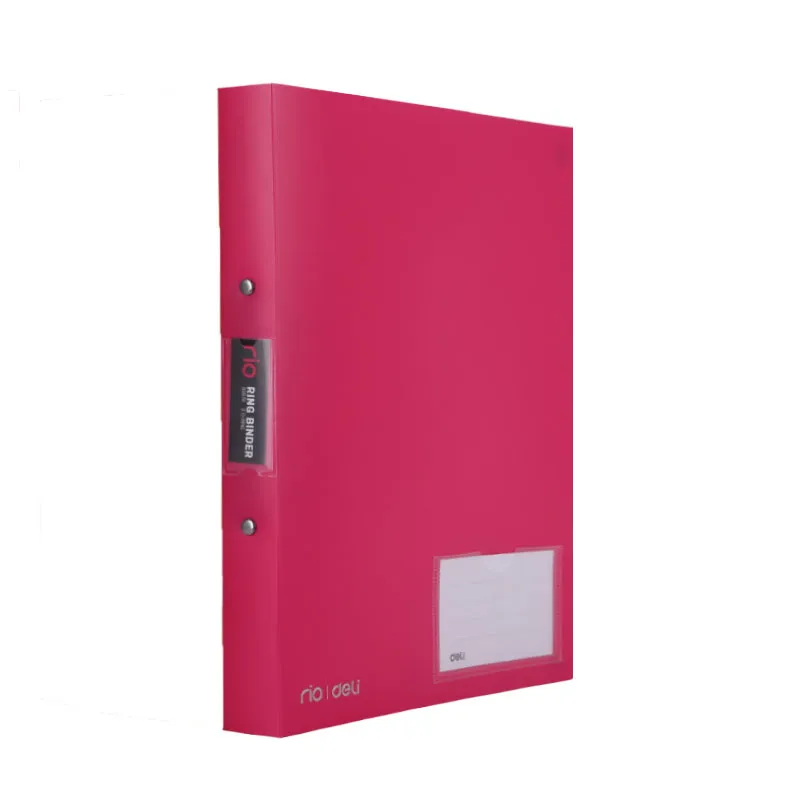 Ring Binder PVC Ref E39576 A4, 2 O-Ring, 33mm, Colour Varies Deli