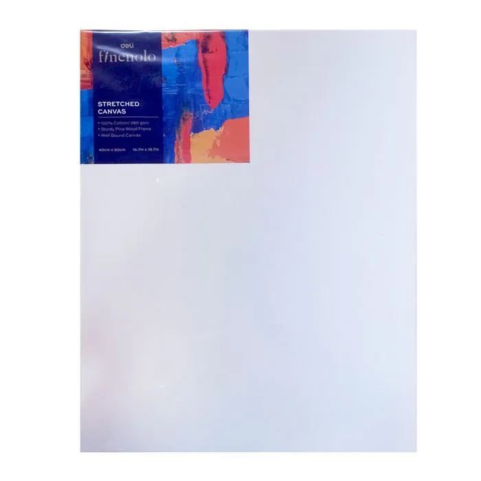 Artist Canvas Stretch White Ref C279-8 100% cotton, 280g/m2, 40*50cm, White Deli