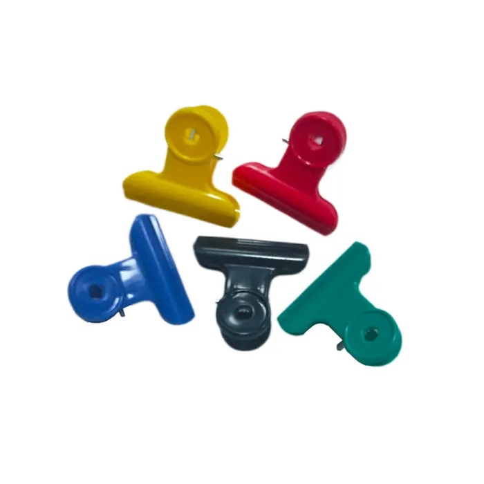 Bulldog Clips 40mm, Assorted Colors [Pk 5] Yosogo