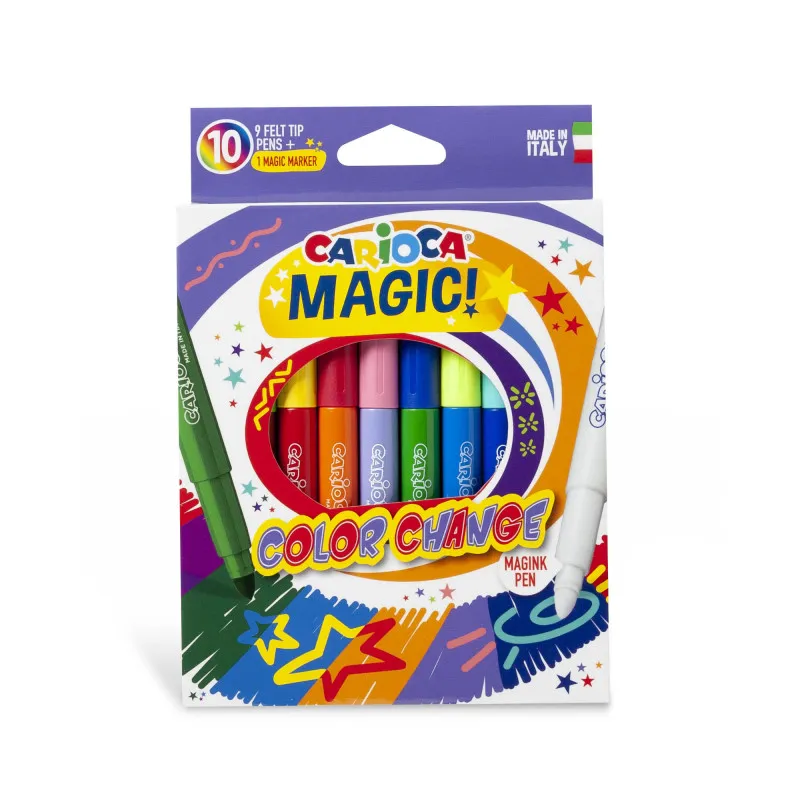 Felt Tip Pens Magic Ref 42737 10pcs, Color Change Carioca