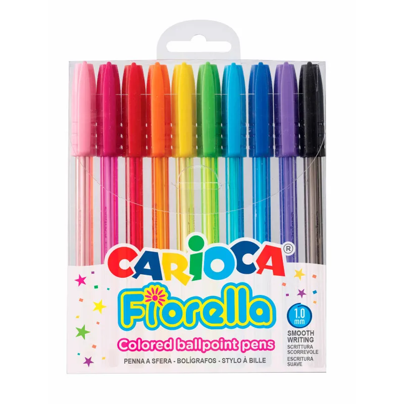 Ballpoint Pens Fiorella Ref 42775 10pcs Carioca
