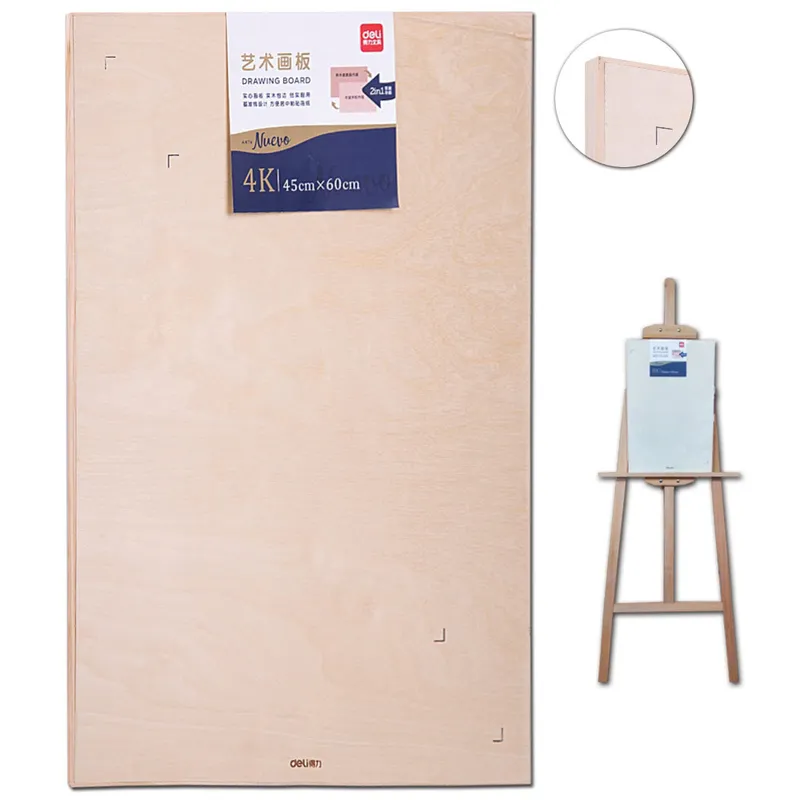 Drawing Board Ref 73881 Size 60*45 cm , wooden with portable handle Deli