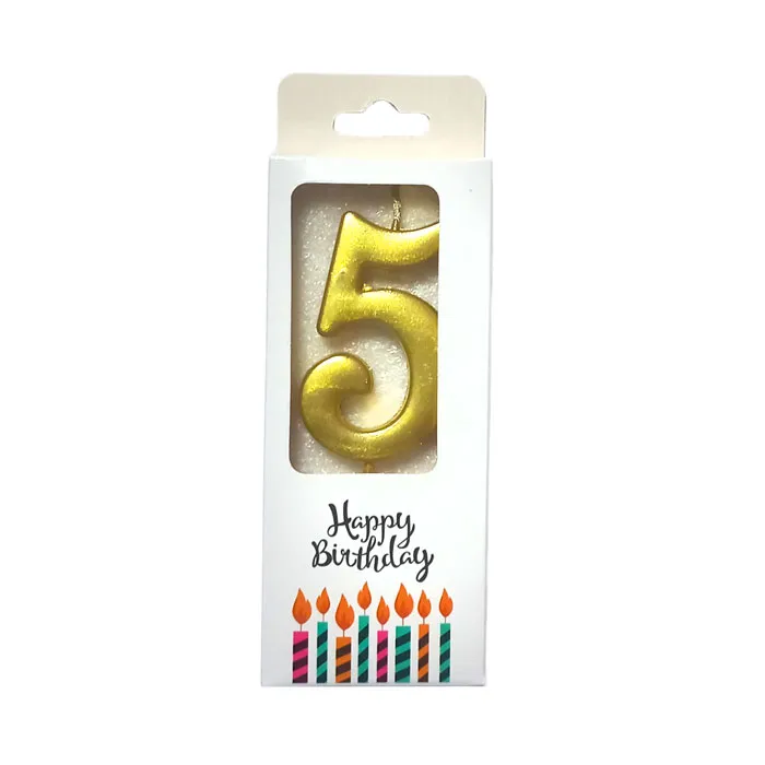 Candles Digital N°5, Painted Gold WTC