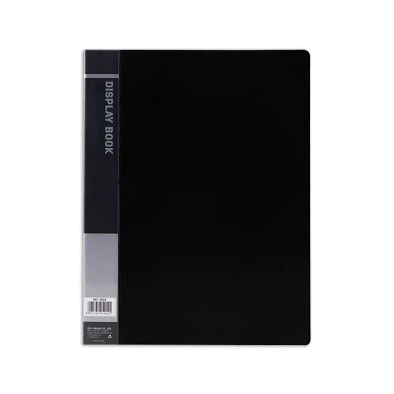 Display Book Ref 5002 A4, 20 Pockets , Assorted Colors Deli