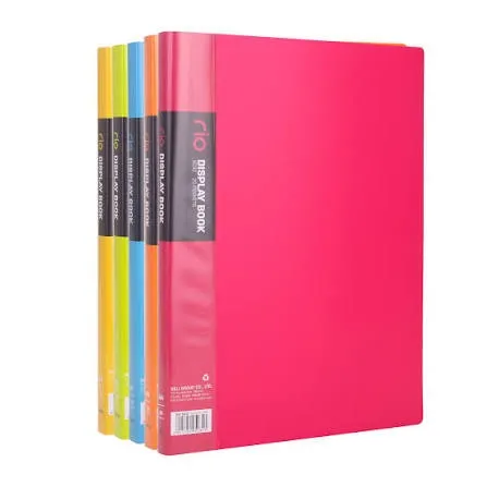 Display book Rio Ref 5032 A4, 20 Pockets, Colour Varies Deli