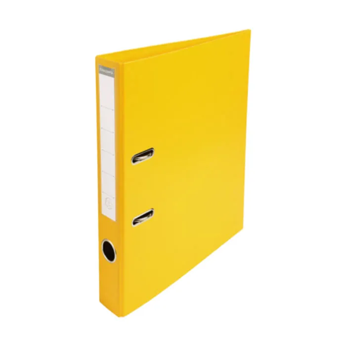 Lever Arch File A4  2" ,Yellow , PVC Exacompta