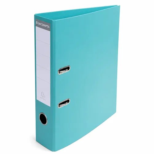 Lever Arch File A4 Ref 53703E 3" Light Green, PVC Exacompta