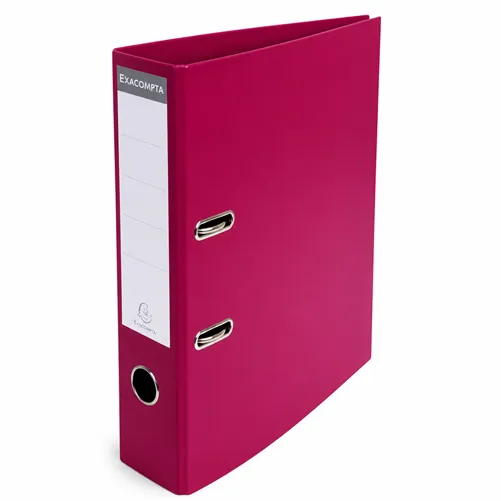 Lever Arch File A4 Ref 53747E 3" Fushia, PVC Exacompta
