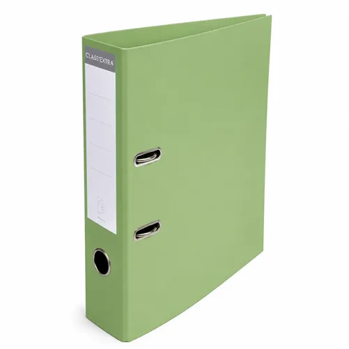 Lever Arch File A4 Ref 53756E 3" Anise Green, PVC Exacompta