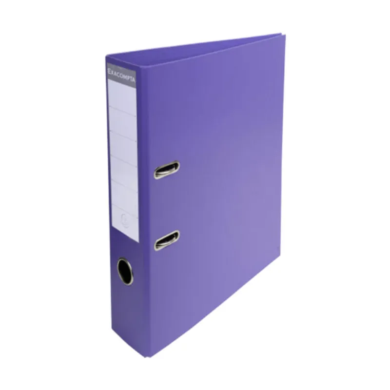 Lever Arch File A4 Ref 53757E 3" Dark Purple, PVC Exacompta