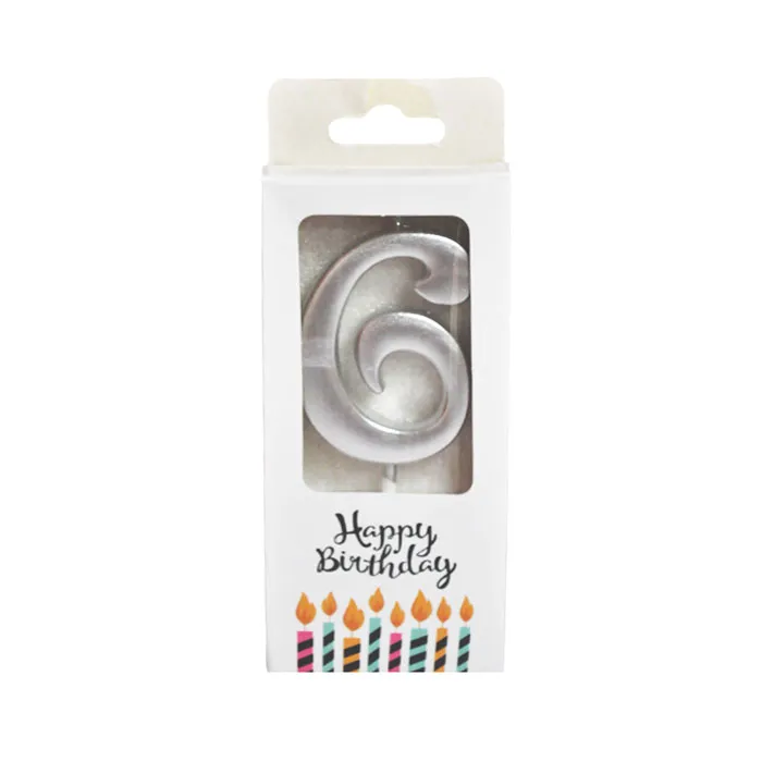 Candles Digital N°6 Painted Silver WTC
