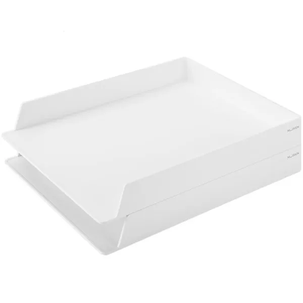 File Tray  Ref NS021S 2 Pcs Milk White Deli