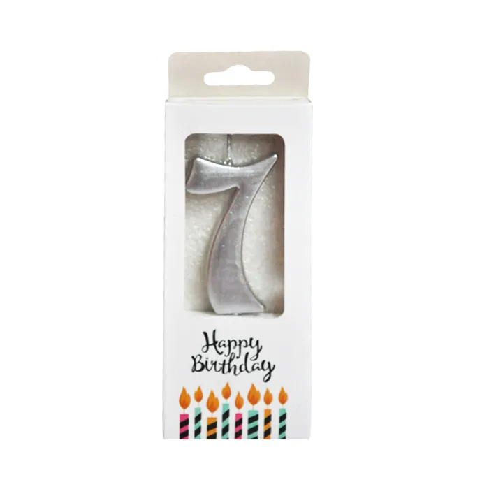 Candles Digital N°7 Painted Silver WTC