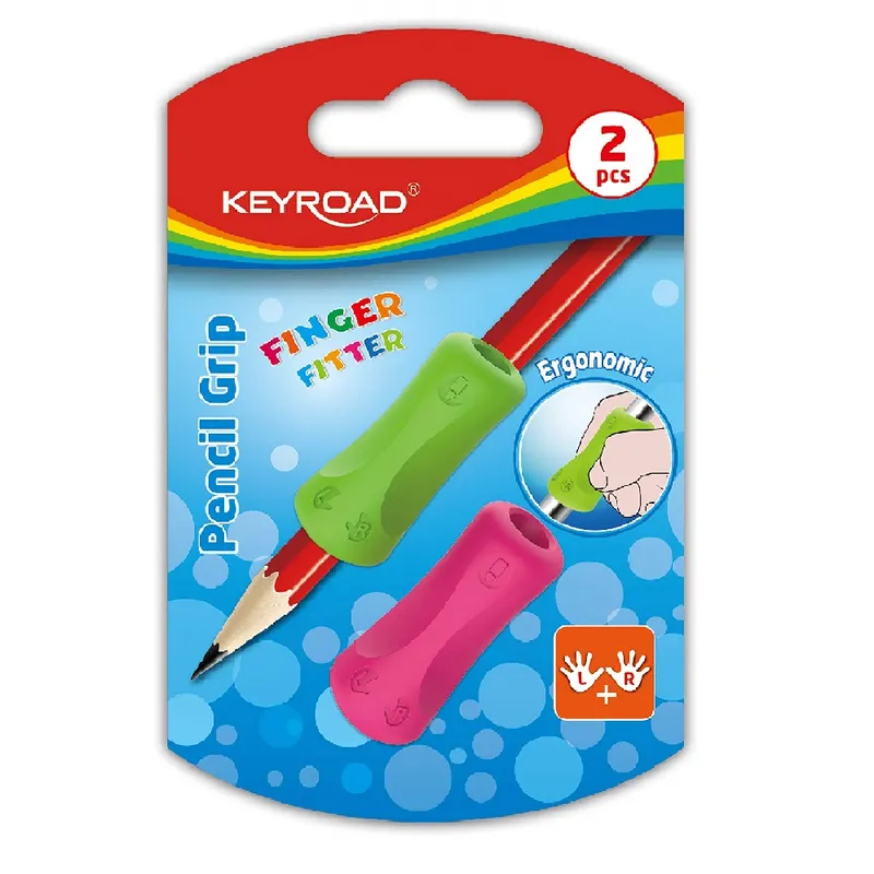 Pen Ref KR971539 Soft Grip , Pk 2 KeyRoad