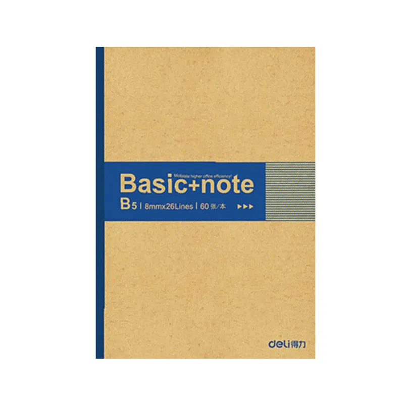 Soft Cover Notebook Ref 7661 B5, 60 Sheets Ruled Deli