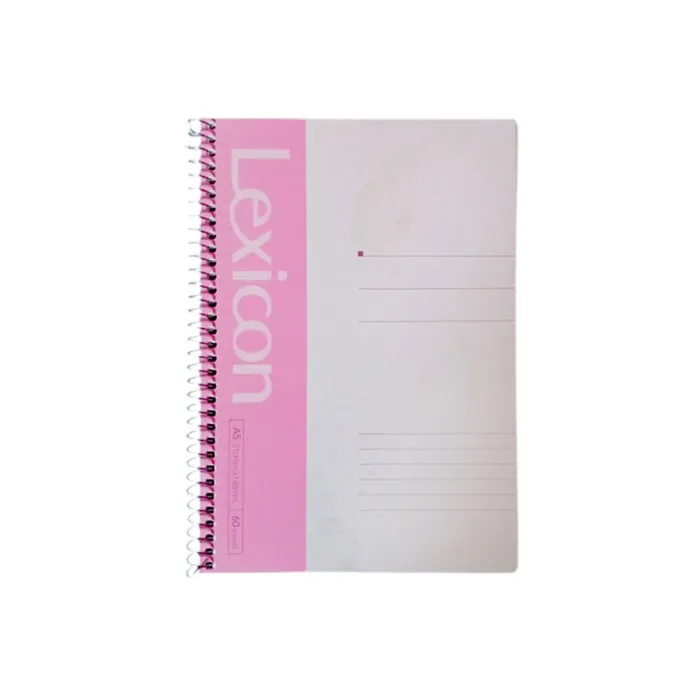 Spiral Notebook Ref 7683 A5, 60 Sheets Ruled, Single Wire Deli