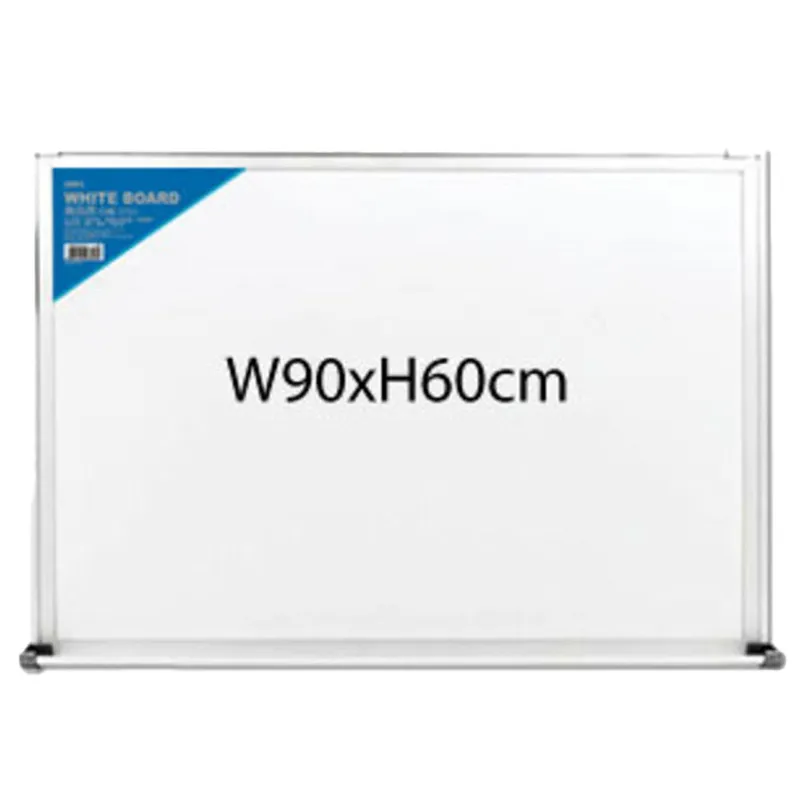 White Board Ref E7816 W90cmxH60cm, Aluminium Frame Deli
