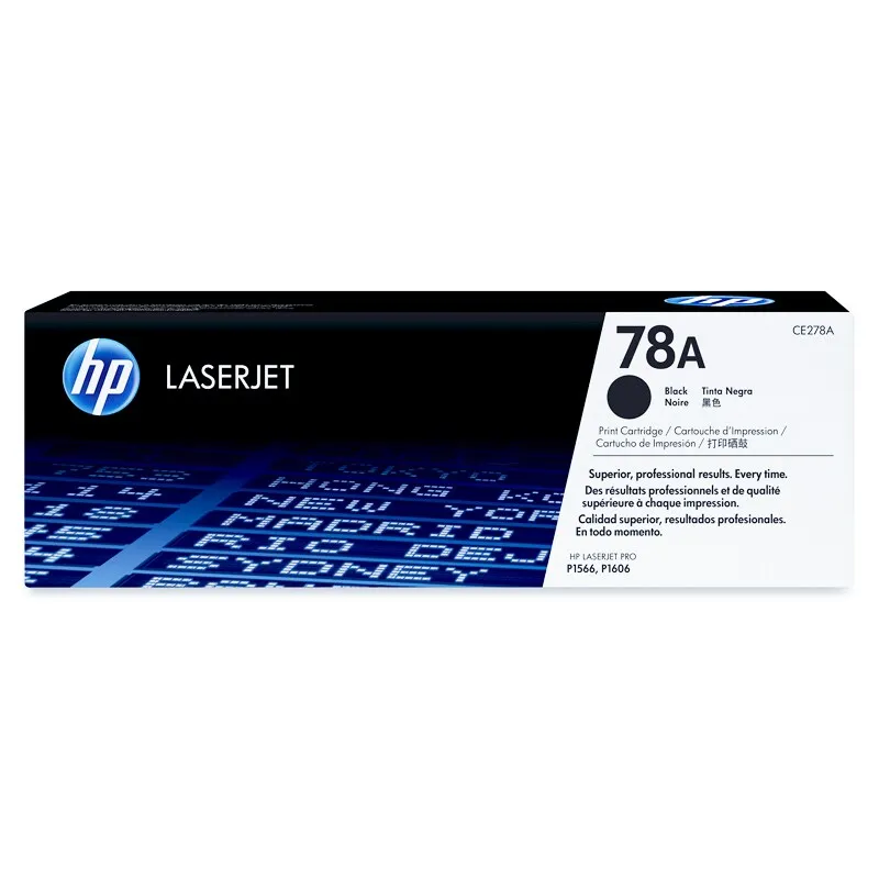 Laserjet Toner CE278A Black 2100 Pages HP 78A Hewlett Packard