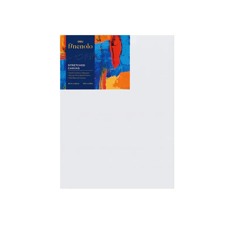 Artist Canvas Stretch White Ref C279-5 S:20X30cm, 280g[100% cotton] Deli