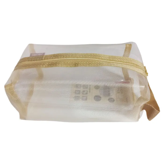 Zip Bag Ref BA165 S: 215*120*80mm, Avail:Beige/Green/Orange Deli