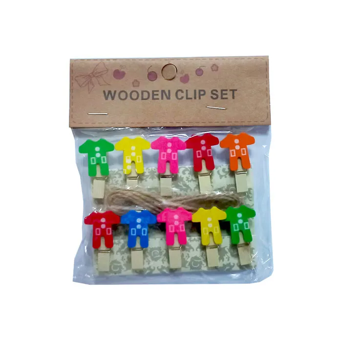 Wooden Clip Ref WW6772-145 Baby Clothes [Pk 10] FW