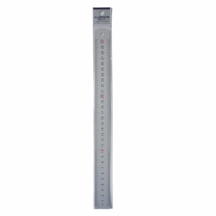 Ruler Ref BJ-3030 Aluminium, 30cm SW