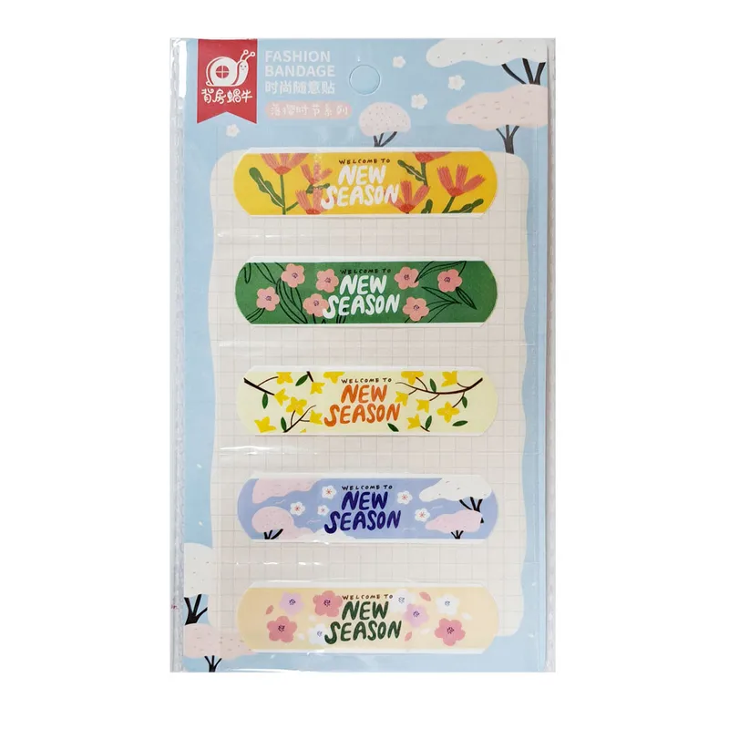 Adhesive Bandages 70*18, Assorted [Pk 5] Meli Melo