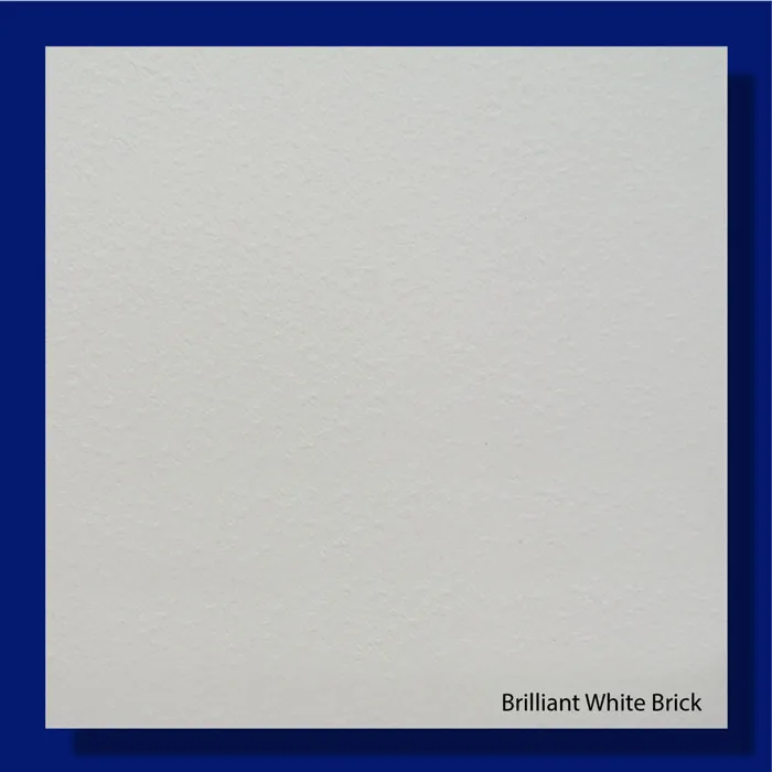 Brick Brilliant White 300gsm Embossed Paper - 670*980mm Milano