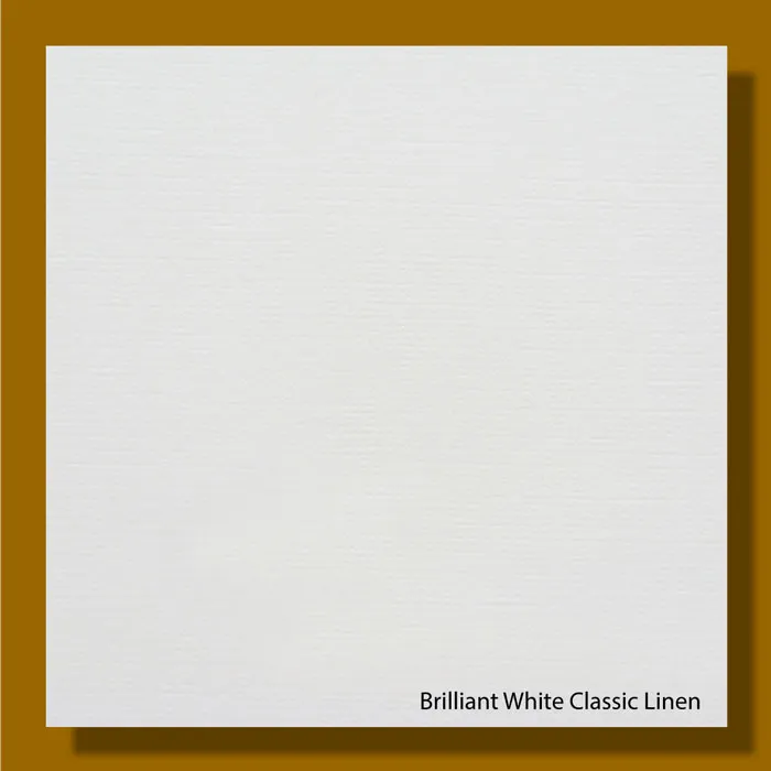 Classic Linen Brilliant White 300gsm Embossed Paper - 670*980mm Favini