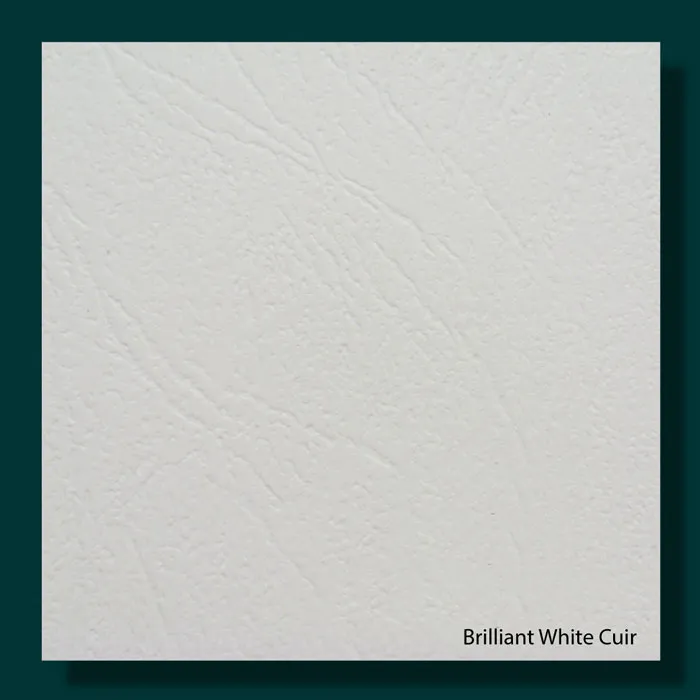 Cuir Brilliant White 300gsm Embossed Paper - 670*980mm Milano