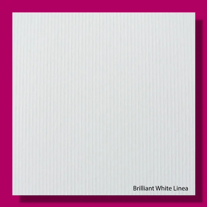 Linea Brilliant White 300gsm Embossed Paper - 670*980mm Milano