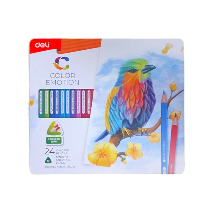 Colored pencil Ref C00225 24 color Emotion, Ergonomic Shape Deli