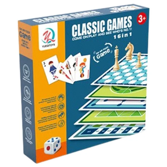 Classic Game Ref 5777- 42 16 in 1 Yueqitoys