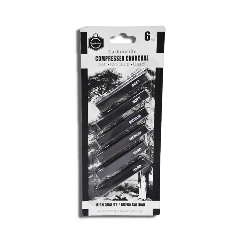 Compressed Charcoal Ref TB-101152 Set of 6pcs - Ref SP6 SW