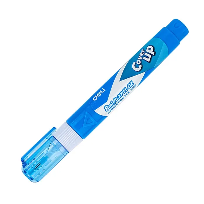 Correction Pen Ref EH402-MT 8ml , Blue Deli
