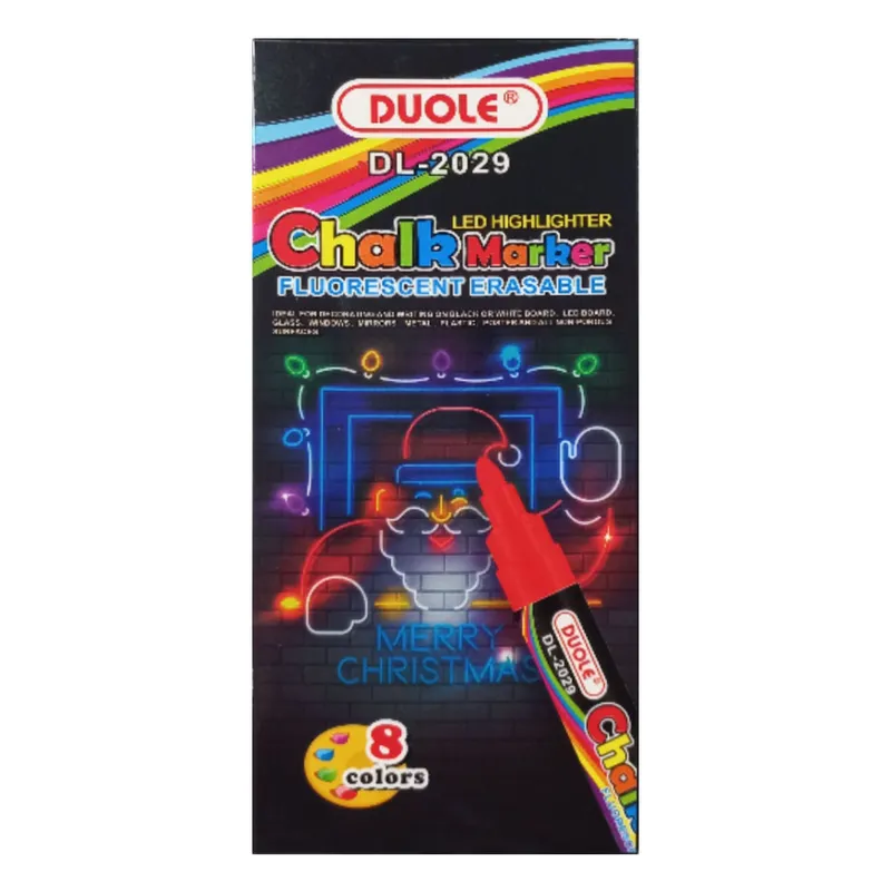 Chalk Marker Ref DL-2029 Fluorescent Erasable [Pk 8] MeliMelo