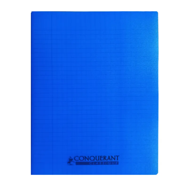 Classic Cover Notebook Ref 100103774 A4, 96 pages, Seyes Lines, Polypro Blue Conquerant