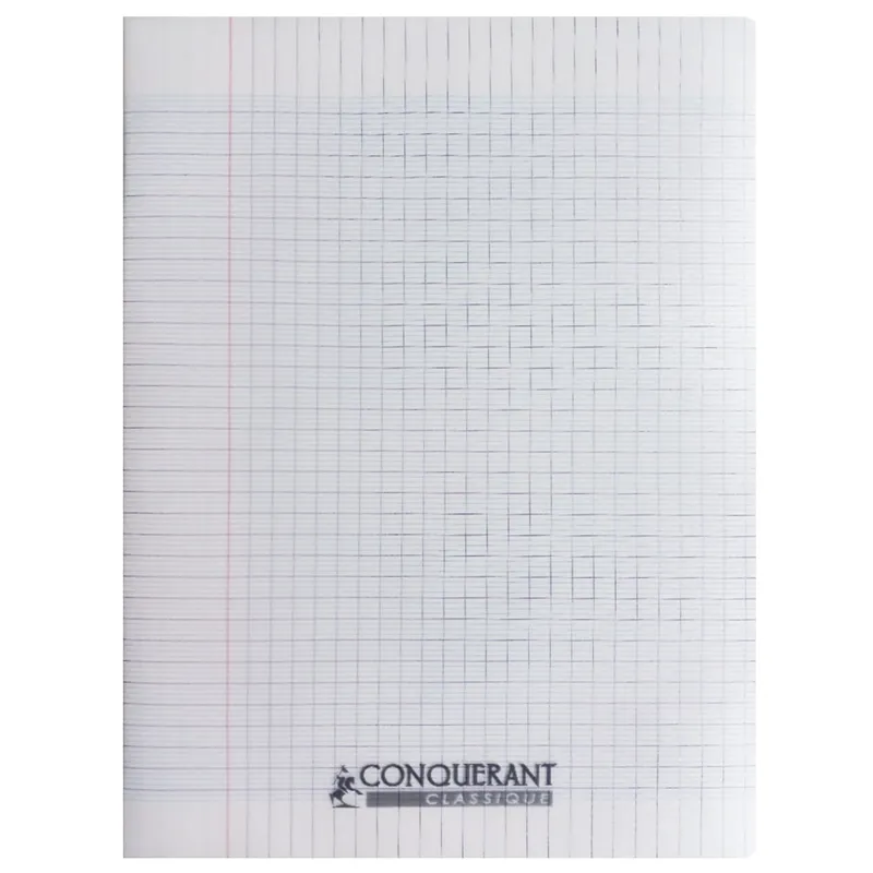 Classic Cover Notebook Ref 100902144 240*320cm, 48 pgs, Seyes Polypro Colourless Conquerant