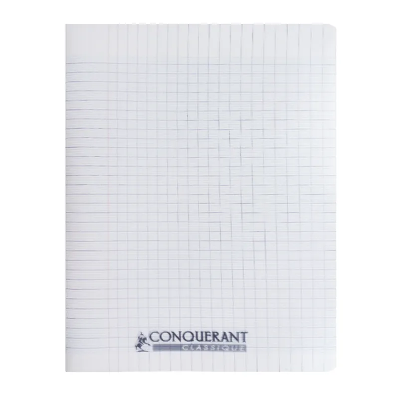 Classic Cover Notebook Ref 400009670 A4, 96 pages, Seyes Polypro Colourless Conquerant