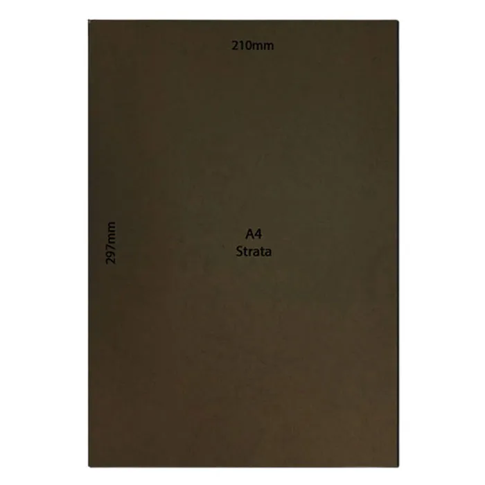 Strata Paper Ref C14 A4 Coffee, 210gsm [Pk 10]  Notelita